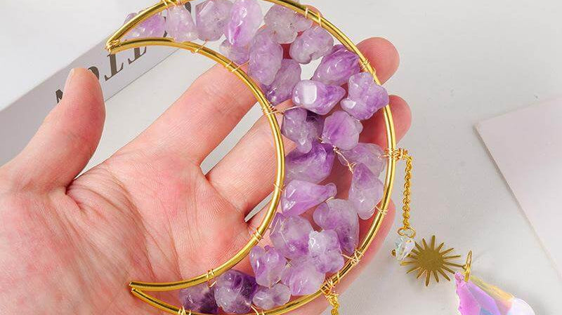 5 Ways the Amethyst Crystal Moon Suncatcher Brings Positive Energy to Your Home