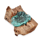 Molten glass tea light holder