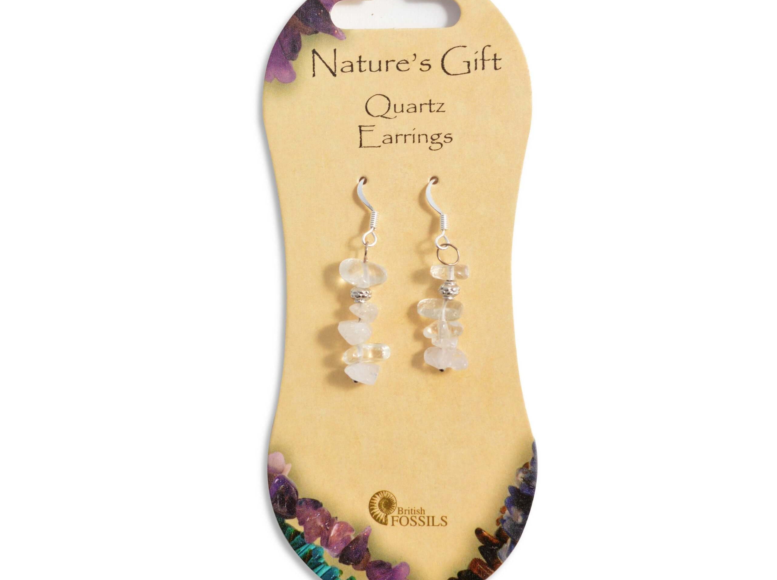 Quartz Gemstone Earrings