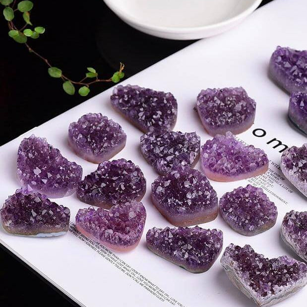 Amethyst Crystal Heart