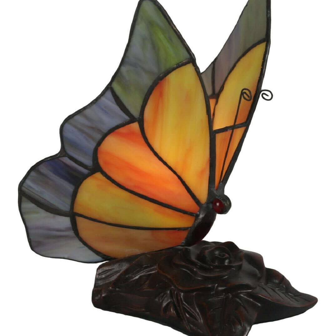 Tiffany Style Butterfly Table Lamp