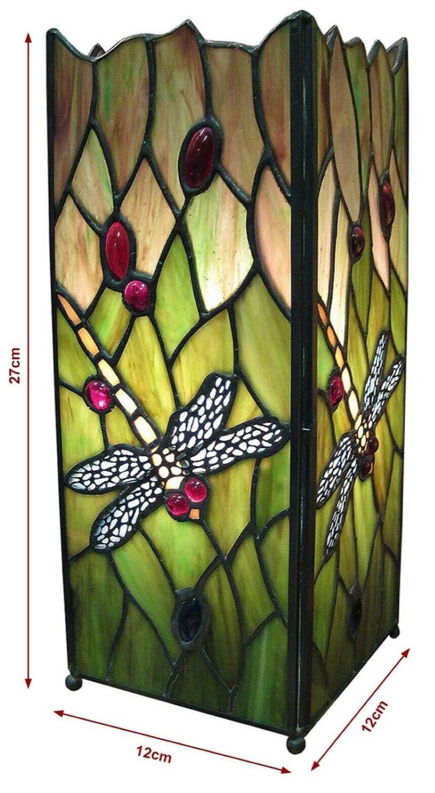 Tiffany style dragonfly lamp