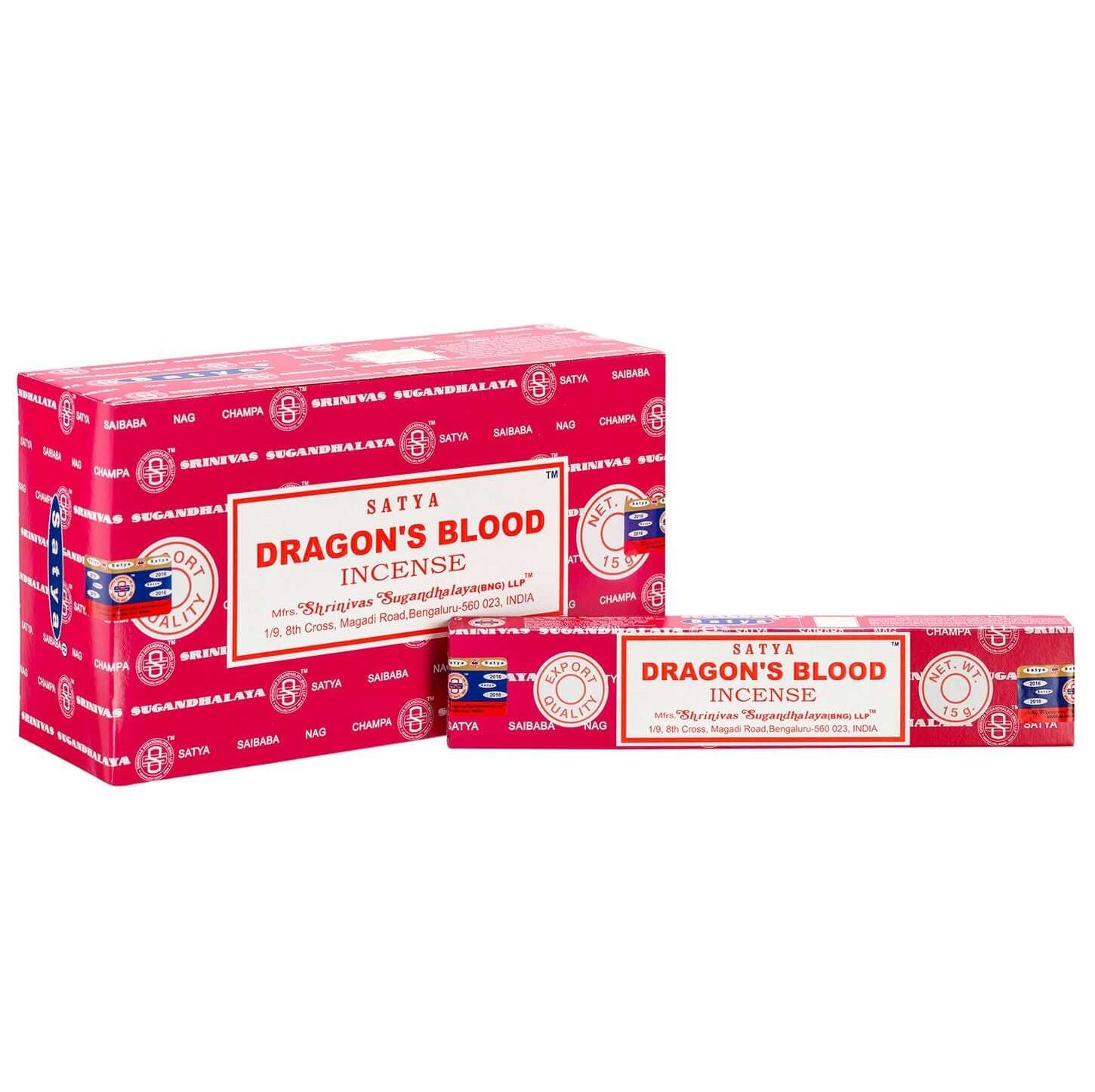 Dragon’s Blood Incense Satya Nag Champa Range