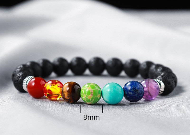 Seven Chakra gemstone bracelet
