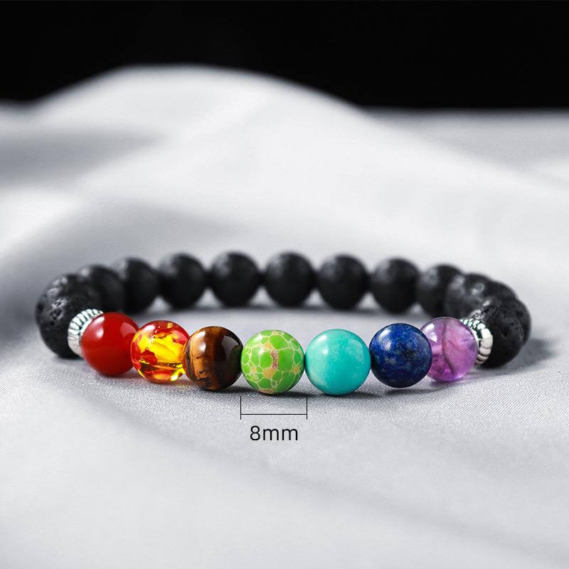 Seven Chakra gemstone bracelet