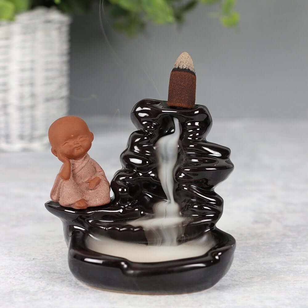 Buddha backflow incense burner