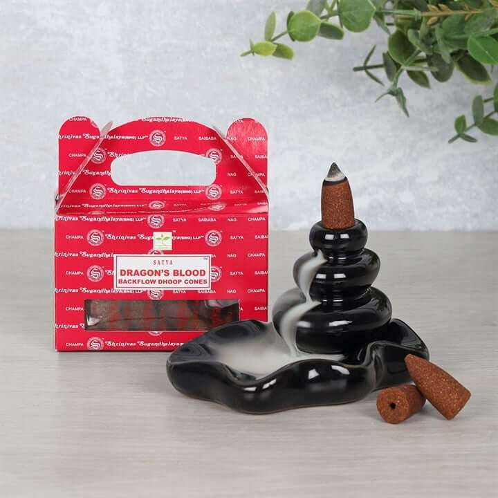 Satya Dragon's Blood backflow incense