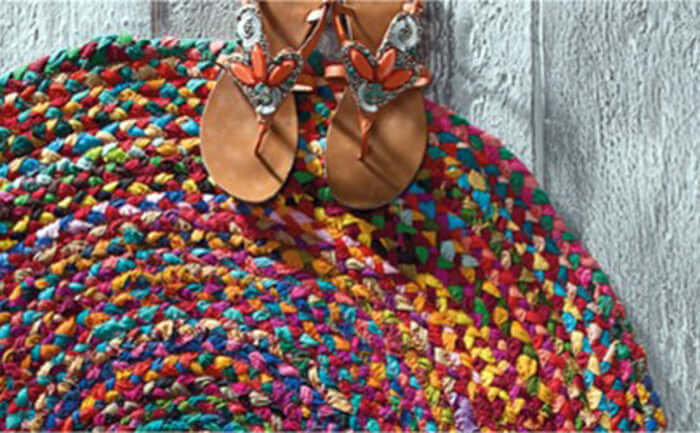 Round Multi Colour Rugs