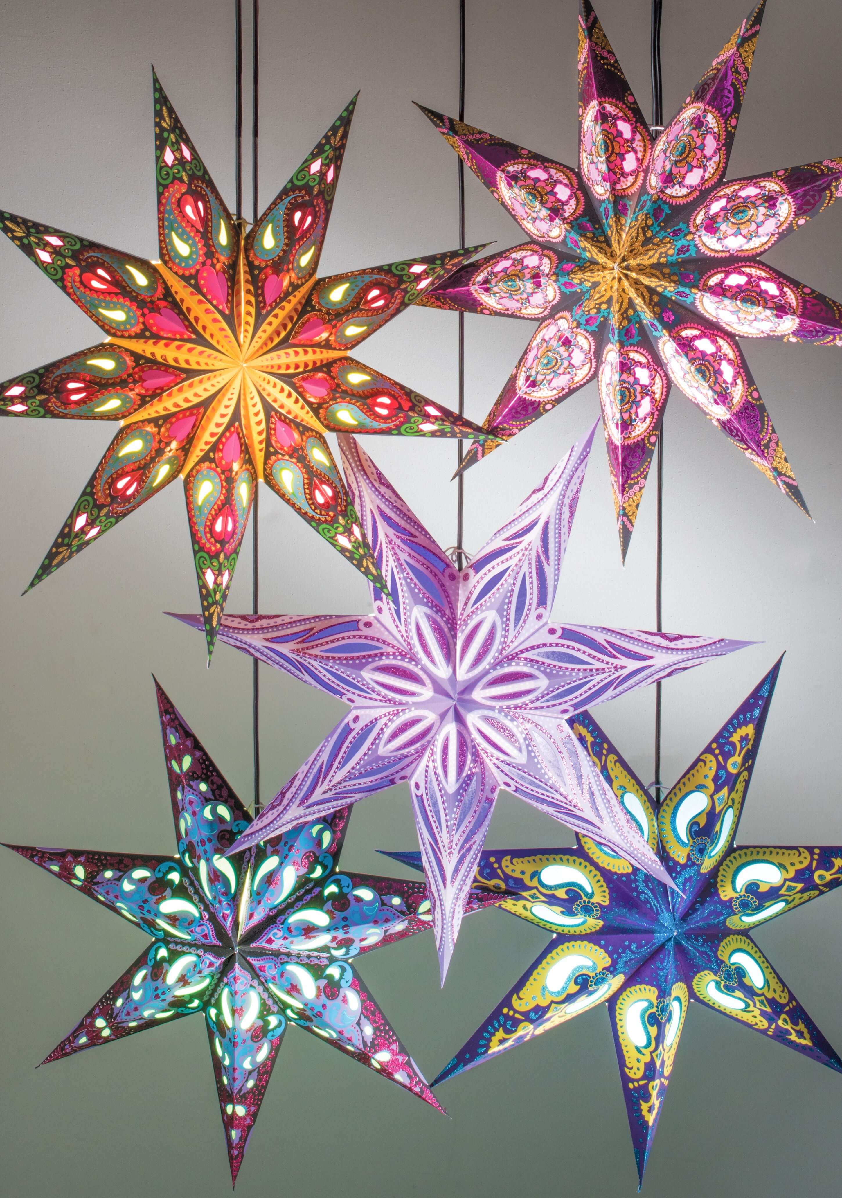 Star Lampshades & Fairy Lights