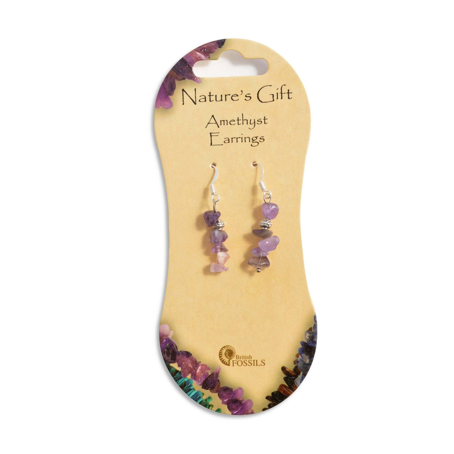 Gemstone chip Drop Earrings – Yellow Sunrise
