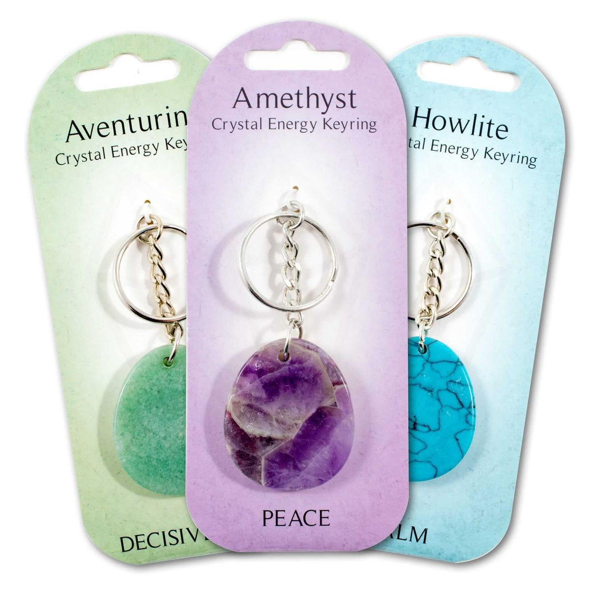 Crystal Energy Keyrings | Gemstone Keyring – Yellow Sunrise