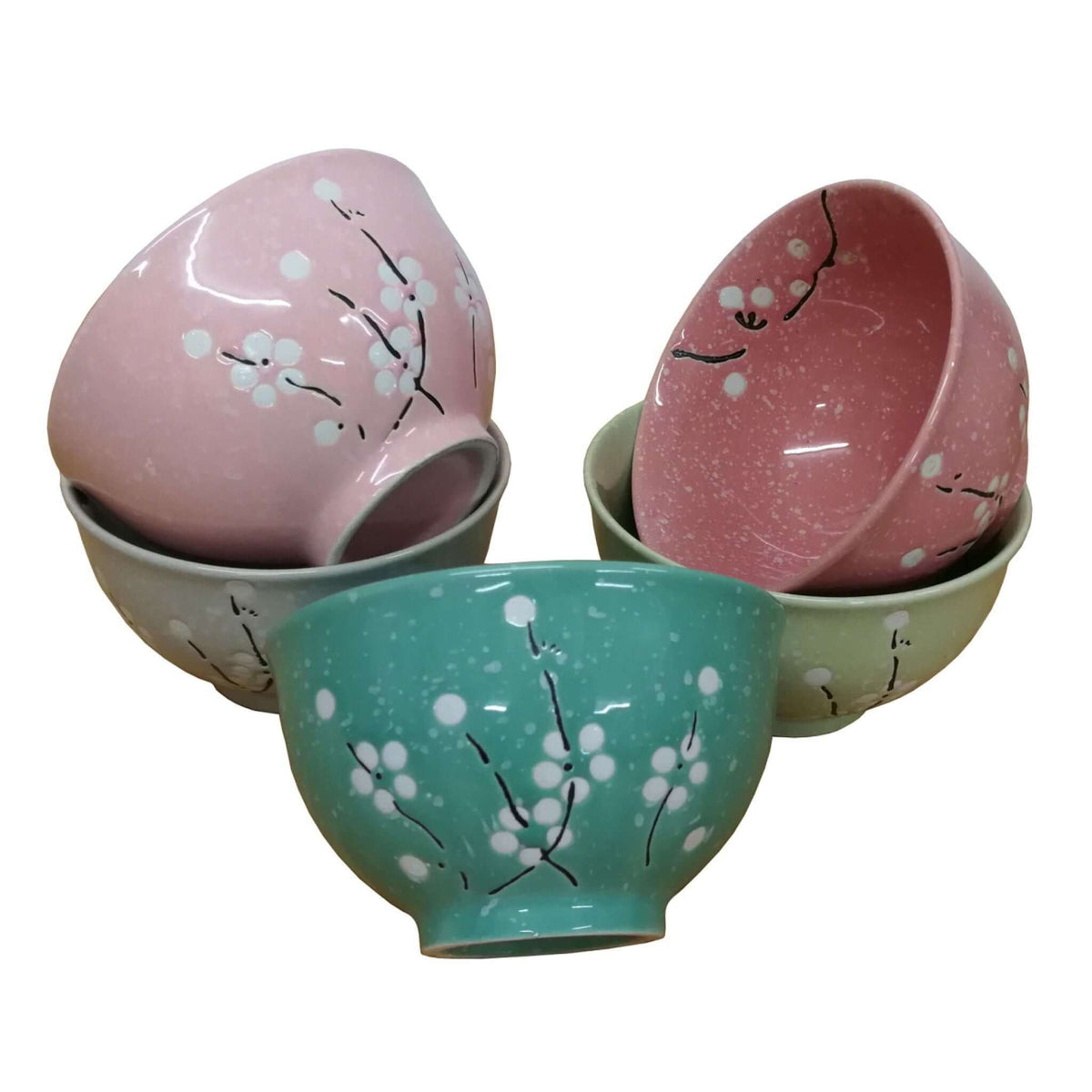 Chinese Patterned Rice/Noodle Bowl Set – Yellow Sunrise