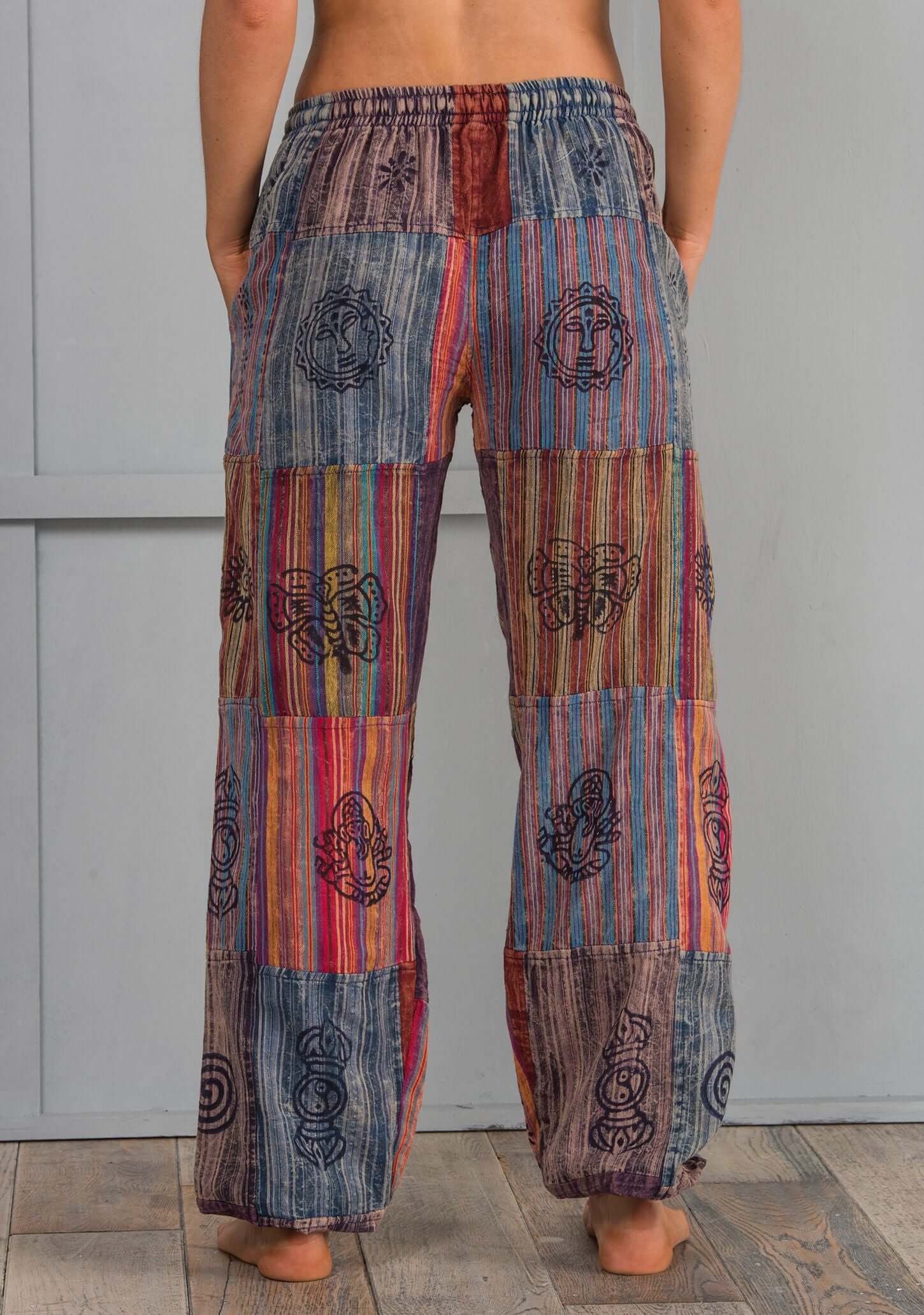 Women Casual Baggy Gypsy Hippie Boho Yoga Pants Harem Trousers Bloomers  Summer | Fruugo UK